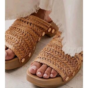 Kelsi Dagger Brooklyn woven studded clog sandal 6